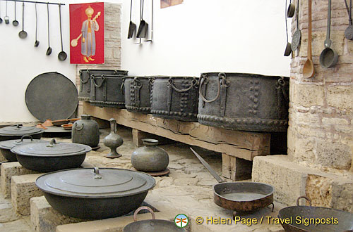 Topkapi Palace kitchen utensils
