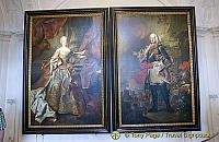 Portraits of Maria Theresa, Queen of Hungary and her husband