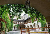 Beautiful courtyard of the Teisenhoferhof building