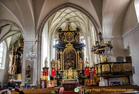 Main altar of Weissenkirchen white church