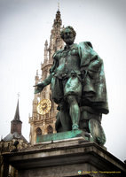 Statue of Rubens, Antwerp's most famous citizen