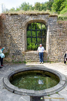 Spring water from this fountain is used for brewing Orval beer