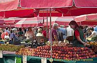 Fruit stalls in Dolac market