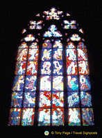 St Vitus Cathedral stained-glass window