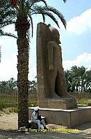In the garden can be found more statues of Rameses II.
[Temple of Ptah - Mit Rahina village - Memphis - Egypt]