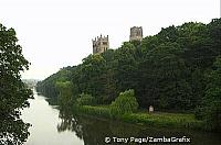 View of cathedral from the river [Durham - England]