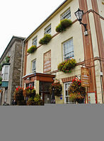 Commercial Hotel and Inn on the town square of St Just