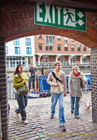 Camden Lock - Archway that leads to the lock