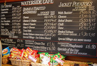 Waterside Cafe menu