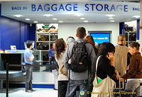 Baggage storage section