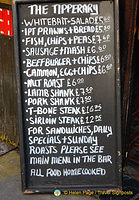 The Tipperary's menu