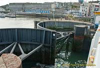 Sutton Harbour Marina lock