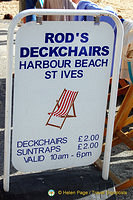 Rod's deckchairs for hire