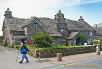Tintagel Old Post Office - see the wavy roofs