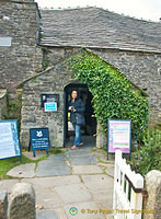 Entrance to the Tintagel Old Post Office