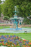This ornate fountain is in Princess Gardens