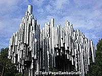 The Sibelius Monument's 600 acid-proof stainless steel tubes