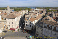 An aerial view of Arles