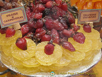 Candied fruits are a specialty from Carpentras