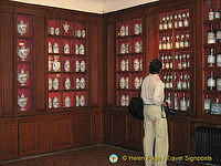 Pharmacy with cabinets of potions