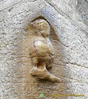 La chouette (owl) at Dijon Notre Dame is known to bring luck when touched