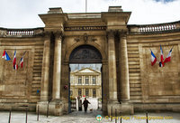 Entrance to Archives Nationales at 60 rue des Francs-Bourgeous
