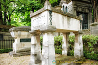 Graves of Moliere and La Fontaine