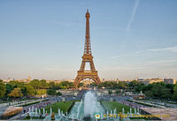 The Jardins du Trocadéro and the Eiffel Tower