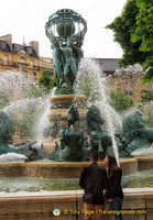 The Fountain of the Observatory was the work of four sculptors