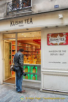 Kusmi Tea, a specialist tea shop at 56 rue des Rosier
