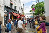rue Norvins, a main street in Montmartre