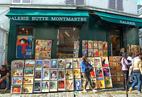 Galerie Butte Montmartre where you can buy classic posters