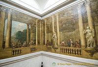 Murals from the ancient Hotel de Luynes in Bvd St Germain