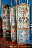 Decorative panels in the Louis XVI Blue Room