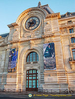 The entrance to the old Gare d'Orsay