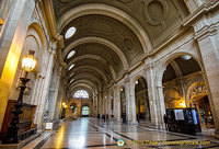 It may look deserted, but 4,000 judges and officials work at the Palais de Justice