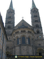 Main facade of Bamberg Cathedral