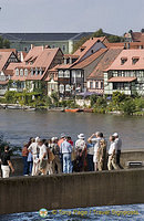 View of Bamberg's Little Venice from the Untere Brücke