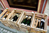 Crates of the Bernkastel wines