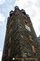 The imposing 600-year old tower of St Michael's church