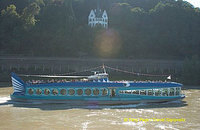 One of the many pleasure boats plying the Rhine