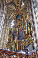 Side view of the High altarpiece