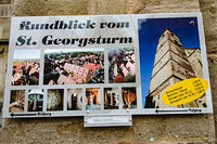 Ad for St Georg's tower