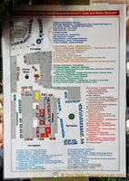 Map of Christmas market stalls