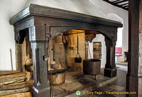 Marksburg - Great Hall kitchen fireplace