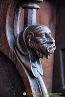 Carvings of the choir stalls