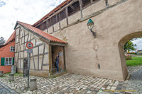 Inside the Nördlingen city wall
