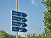 Nuremberg signposts
