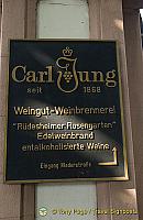 Plaque commerating Carl Jung[Rudesheim - Rhine River Cruise - Germany]