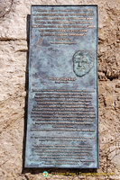 Memorial plaque for Mike Harker